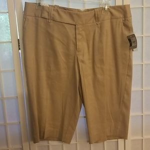 NWT - Mossimo Tan Bermuda Shorts